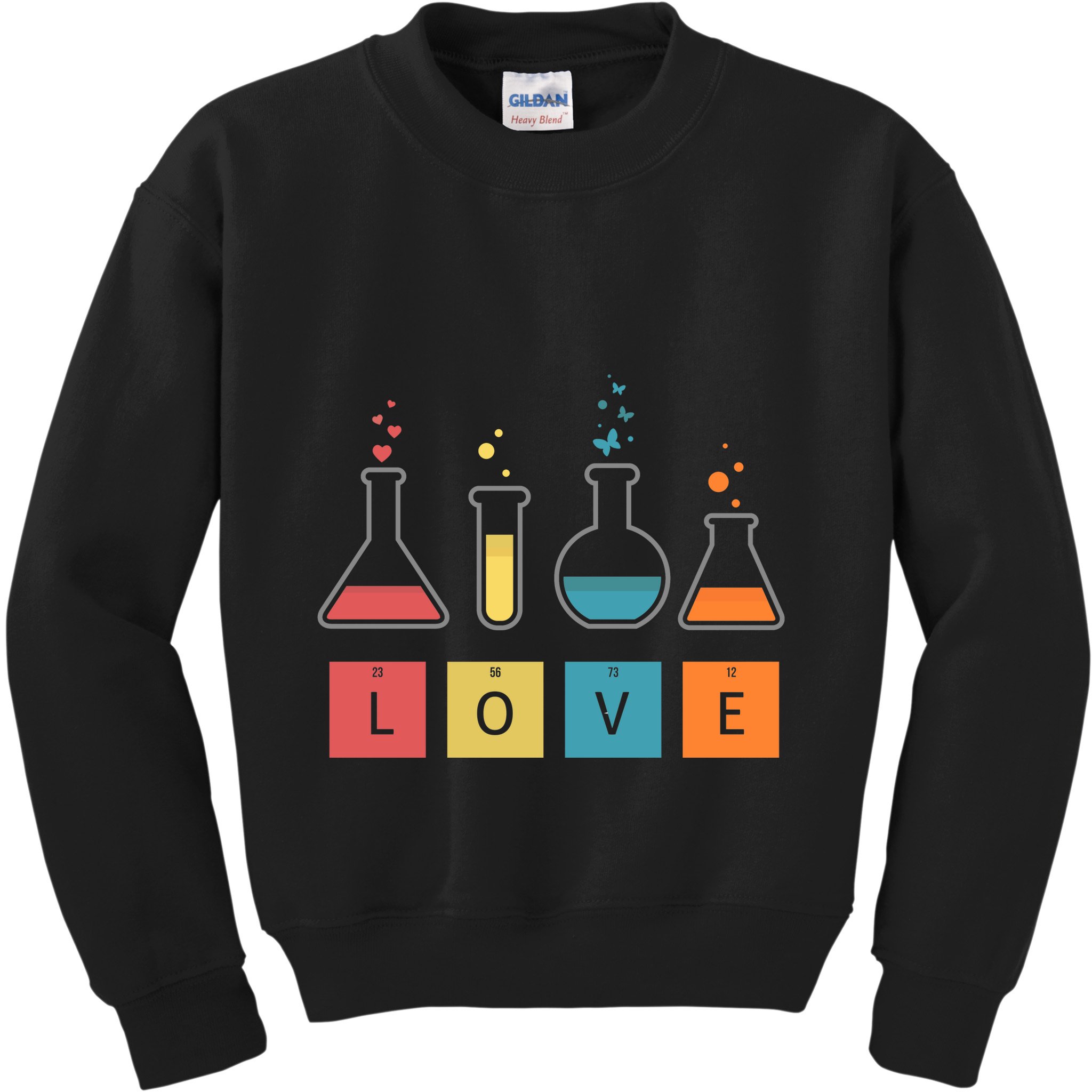 Man I Love Science Chemistry Set Kids Sweatshirt
