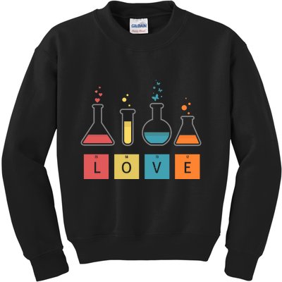 Man I Love Science Chemistry Set Kids Sweatshirt