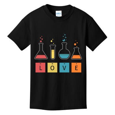 Man I Love Science Chemistry Set Kids T-Shirt