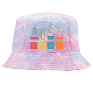 Man I Love Science Chemistry Set Tie-Dyed Bucket Hat