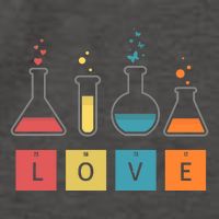 Man I Love Science Chemistry Set Vector Backpack