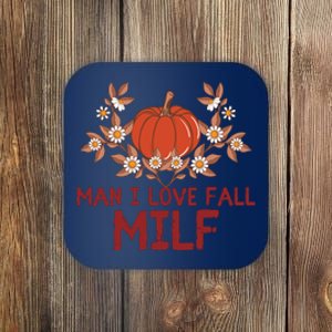 Man I Love Fall Funny Halloween Coaster