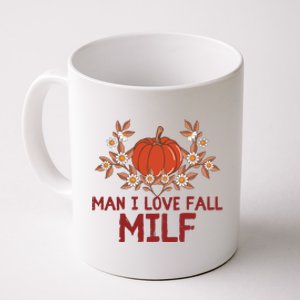 Man I Love Fall Funny Halloween Coffee Mug