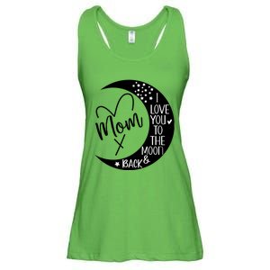 Mom I Love You To The Moon And Back I Love My Mom To The Moon Gift Ladies Essential Flowy Tank