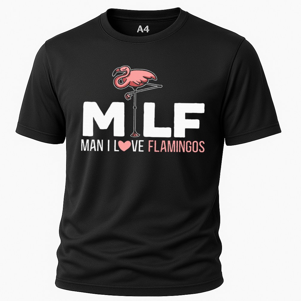 Man I Love Flamingos Bird Lover Summer Performance Shirt