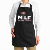 Man I Love Flamingos Bird Lover Summer Apron