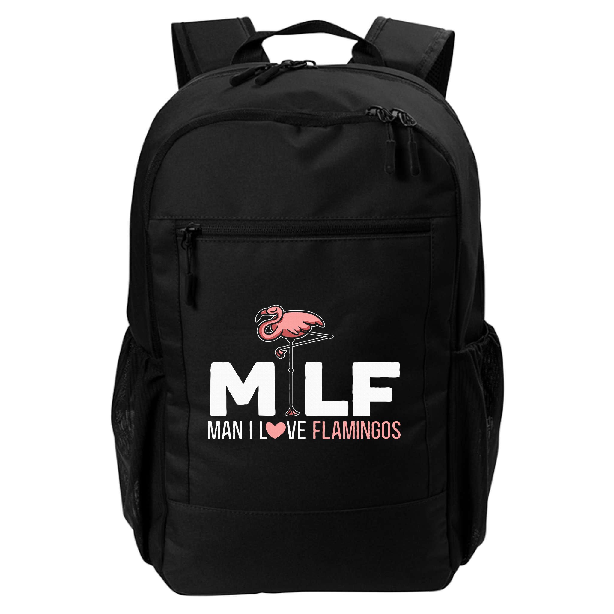 Man I Love Flamingos Bird Lover Summer Backpack