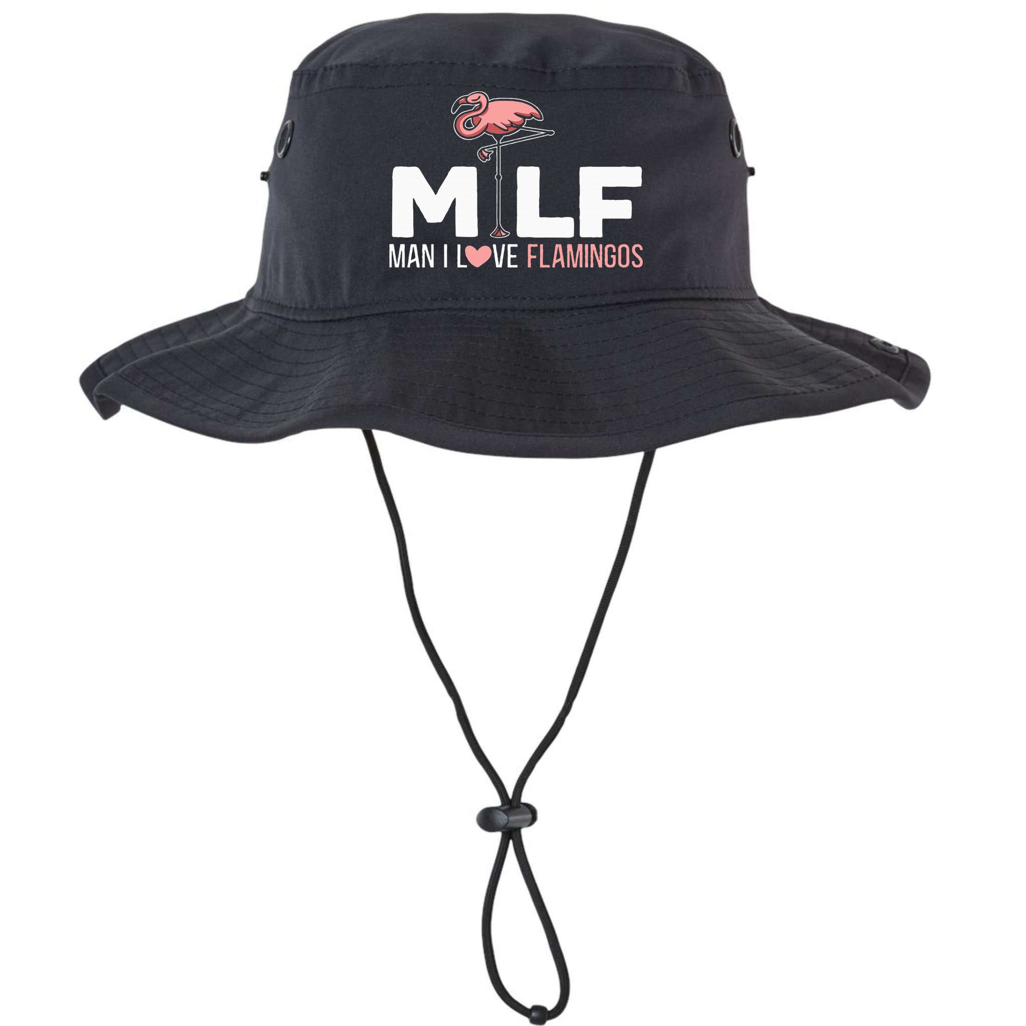 Man I Love Flamingos Bird Lover Summer Bucket Hat