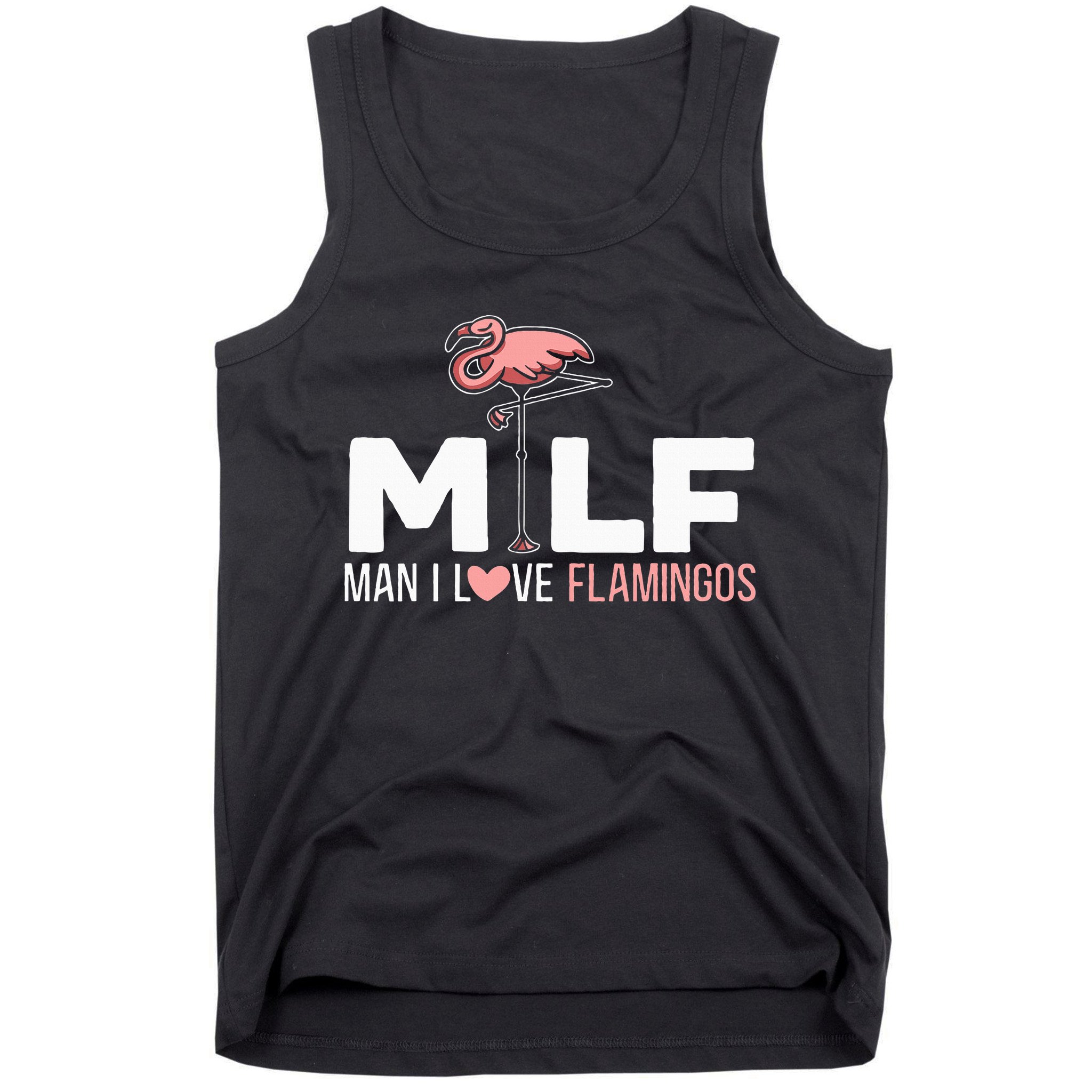 Man I Love Flamingos Bird Lover Summer Tank Top