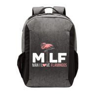 Man I Love Flamingos Bird Lover Summer Vector Backpack