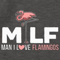 Man I Love Flamingos Bird Lover Summer Vector Backpack