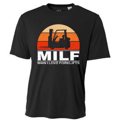 Man I Love Forklifts Vintage Cooling Performance Crew T-Shirt