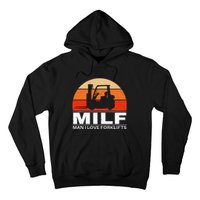 Man I Love Forklifts Vintage Hoodie