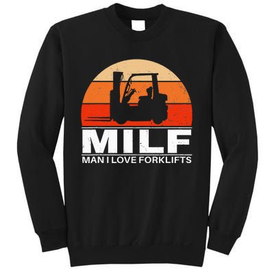 Man I Love Forklifts Vintage Sweatshirt