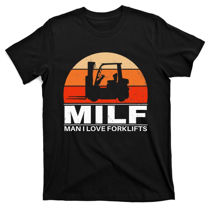 Man I Love Forklifts Vintage T-Shirt