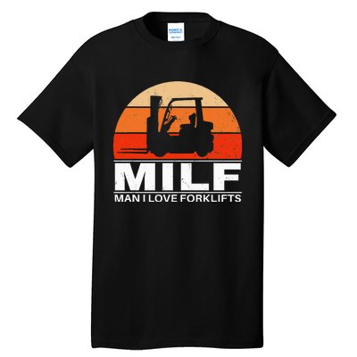 Man I Love Forklifts Vintage Tall T-Shirt