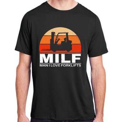 Man I Love Forklifts Vintage Adult ChromaSoft Performance T-Shirt