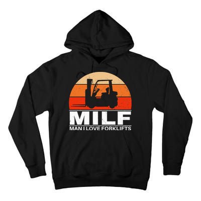 Man I Love Forklifts Vintage Tall Hoodie