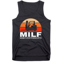 Man I Love Forklifts Vintage Tank Top