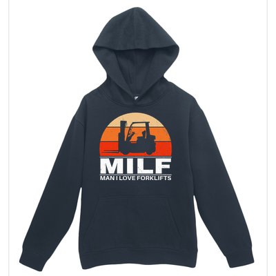 Man I Love Forklifts Vintage Urban Pullover Hoodie