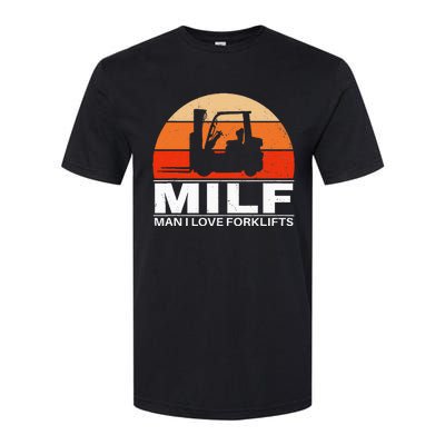 Man I Love Forklifts Vintage Softstyle CVC T-Shirt