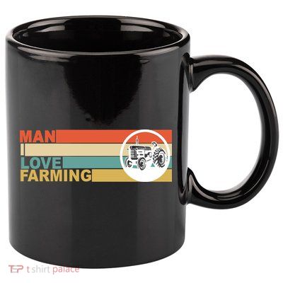 Man I Love Farming 11oz C Handle Ceramic Mug