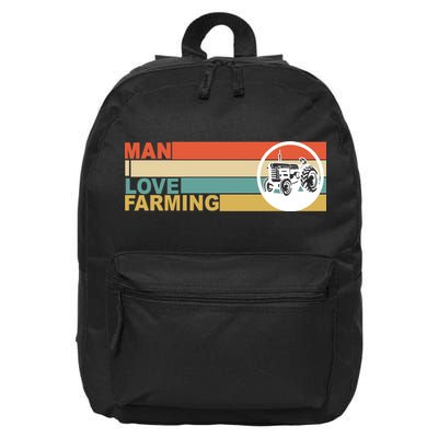 Man I Love Farming 16 in Basic Backpack