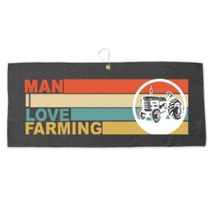 Man I Love Farming Large Microfiber Waffle Golf Towel