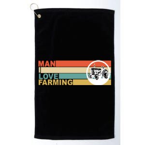 Man I Love Farming Platinum Collection Golf Towel