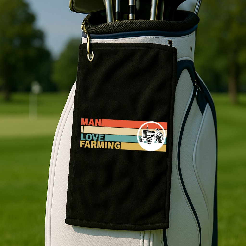 Man I Love Farming Golf Towel