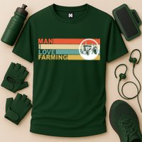 Man I Love Farming Cooling Performance Crew T-Shirt