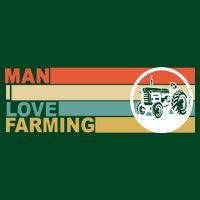 Man I Love Farming Cooling Performance Crew T-Shirt
