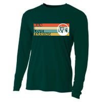 Man I Love Farming Cooling Performance Long Sleeve Crew