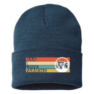 Man I Love Farming Sustainable Knit Beanie