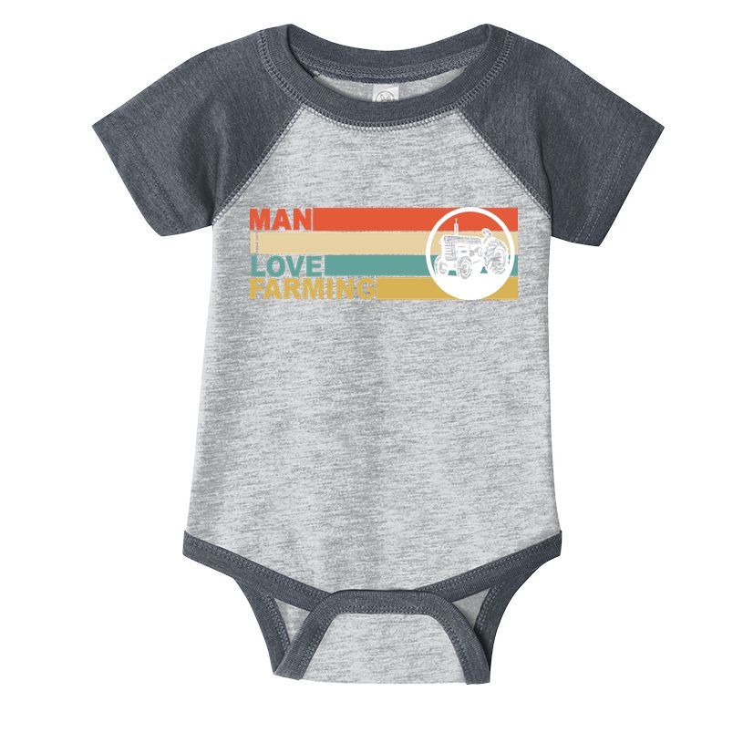 Man I Love Farming Infant Baby Jersey Bodysuit