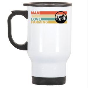 Man I Love Farming Stainless Steel Travel Mug