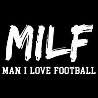 Man I Love Football MILF Funny Football Bucket Hat