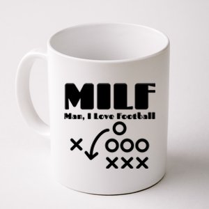 Milf I Love Football Football Season Funny Football Gift Coffee Mug