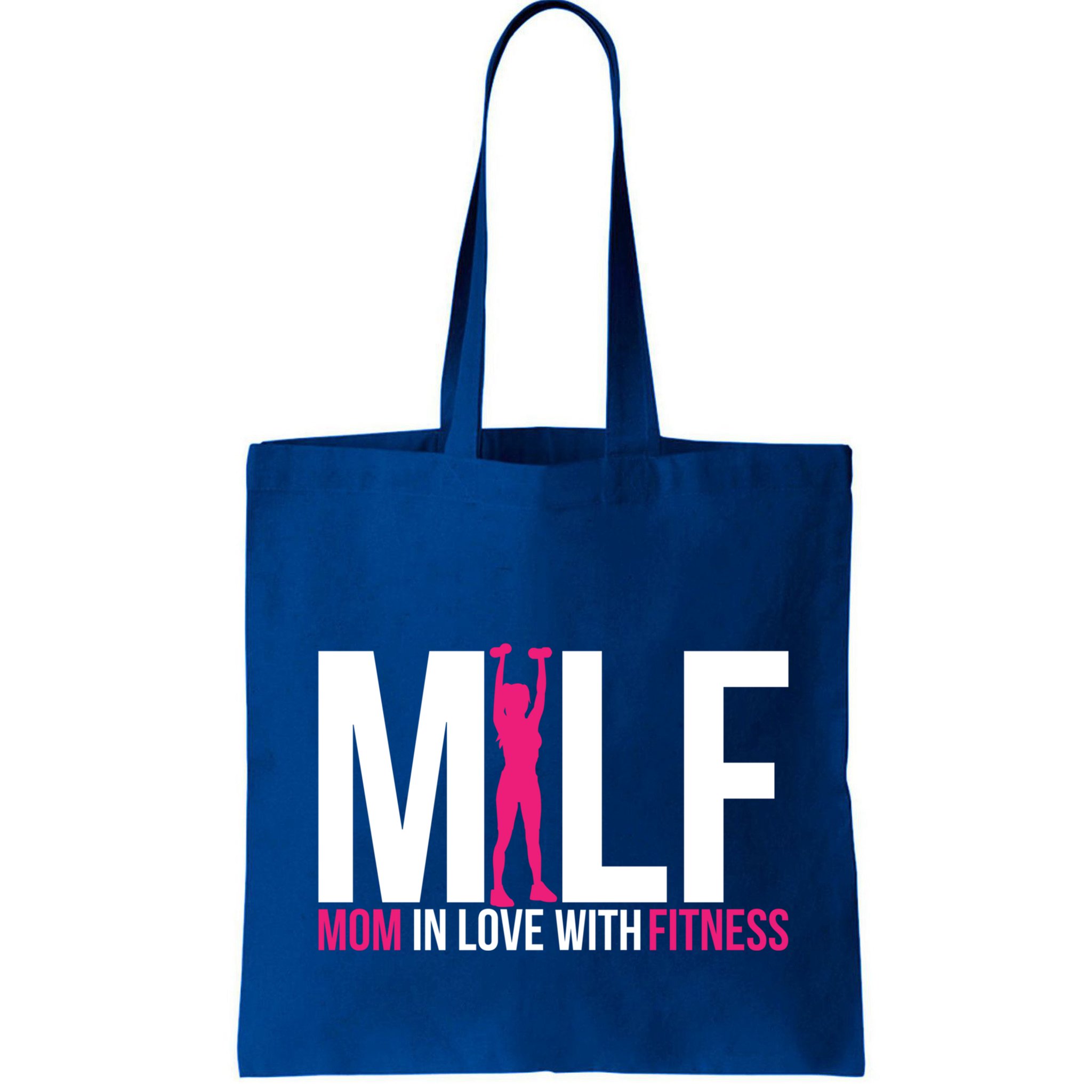 Mom In Love With Fitness Milf Funny Workout Mother Gym Gift Bag