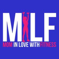 Mom In Love With Fitness Milf Funny Workout Mother Gym Gift Zip Tote Bag