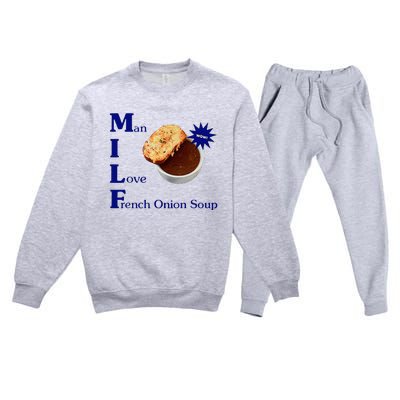 Man I Love French Onion Soup Premium Crewneck Sweatsuit Set