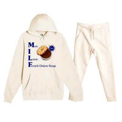 Man I Love French Onion Soup Premium Hooded Sweatsuit Set