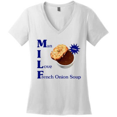 Man I Love French Onion Soup Women's V-Neck T-Shirt