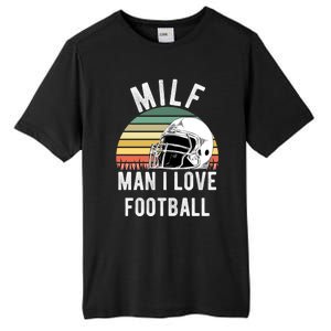 Milfgift I Love Football Fan Funny Rude Adult Humor Retro Meaningful Gift Tall Fusion ChromaSoft Performance T-Shirt