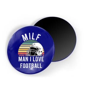 Milfgift I Love Football Fan Funny Rude Adult Humor Retro Meaningful Gift Magnet