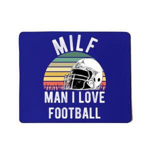 Milfgift I Love Football Fan Funny Rude Adult Humor Retro Meaningful Gift Mousepad