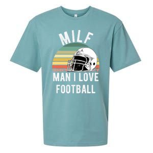 Milfgift I Love Football Fan Funny Rude Adult Humor Retro Meaningful Gift Sueded Cloud Jersey T-Shirt