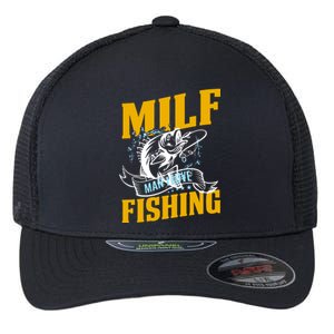 Man I Love Fishing MILF Hook Camping Fish Funny Flexfit Unipanel Trucker Cap