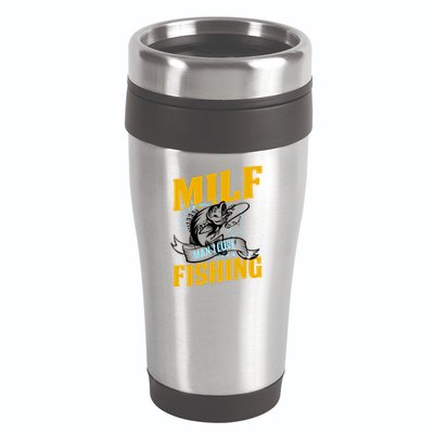 Man I Love Fishing MILF Hook Camping Fish Funny 16oz Travel Tumbler