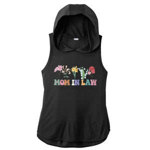 Mother In Law Mothers Day Gift For Mother Family Ladies PosiCharge Tri-Blend Wicking Draft Hoodie Tank